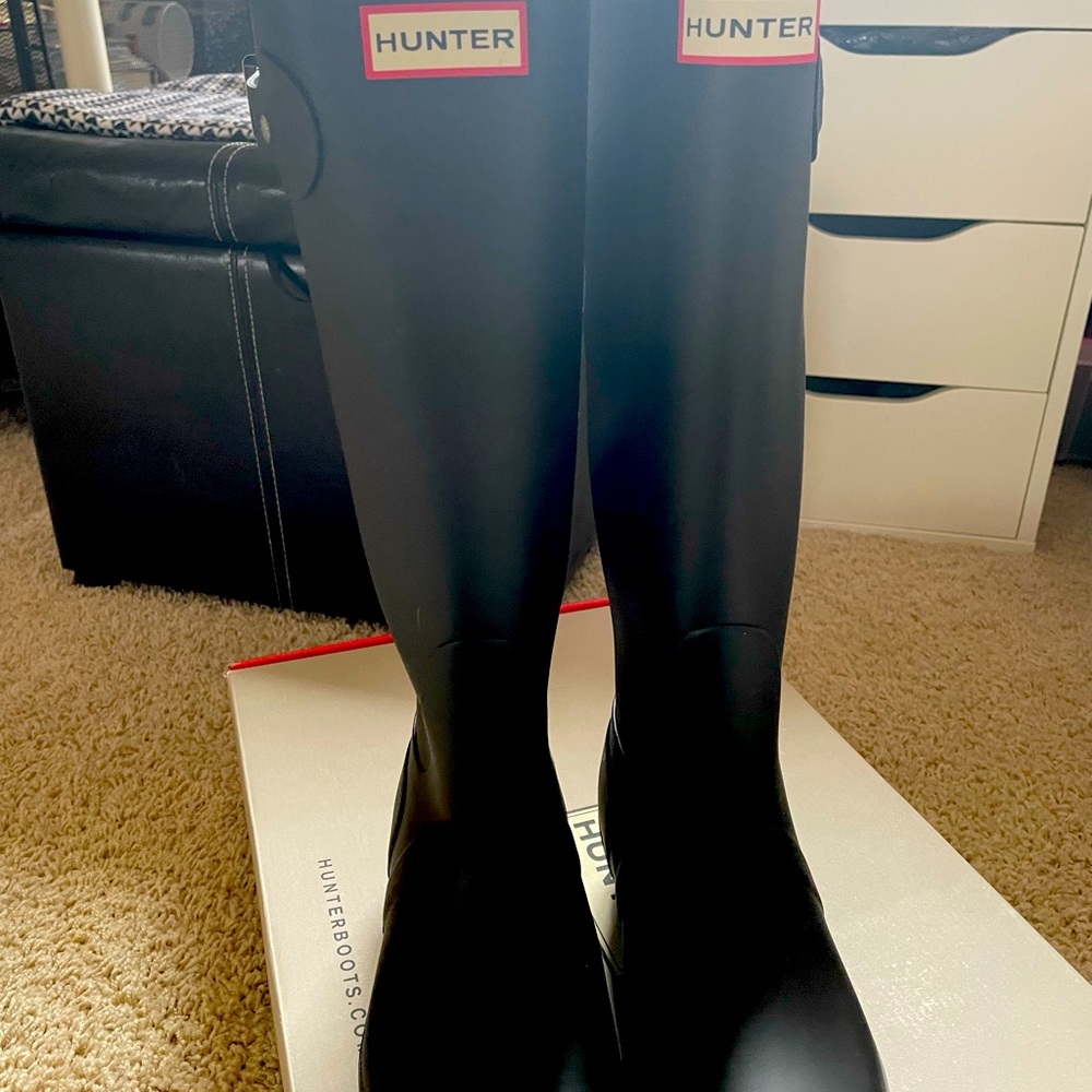 Hunter tall boots- Brand New